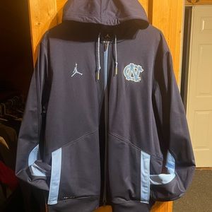 Jordan brand UNC full zip lightweight hooded